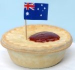 Australian Meat Pie & Sauce