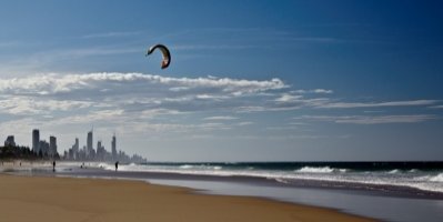 Kite-Surfing On The Gold Coast