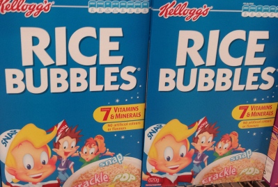 Packets of Rice Bubbles