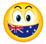 Aussie Smiley Face