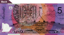 $5 Note - Parliament House