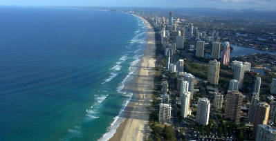 Gold Coast Queensland Australia Aerial View