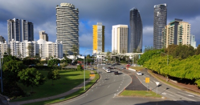 Australian Road On The Gold Coast Queensland