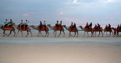 A Camel Ride Along Cable Beach in Broome Western Australia
