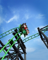 Green Lantern Roller Coaster - WARNER BROS. MOVIE WORLD and logo and all related characters and elements are trademarks of and © Warner Bros. Entertainment Inc. BATMAN, GREEN LANTERN and all related characters and elements are trademarks of and © DC Comics. (s12) Green Lantern Roller Coaster - WARNER BROS. MOVIE WORLD and logo and all related characters and elements are trademarks of and © Warner Bros. Entertainment Inc. BATMAN, GREEN LANTERN and all related characters and elements are trademarks of and © DC Comics. (s12)