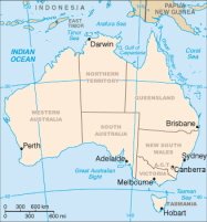 Map of Australia