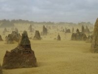 Western Australia Pinnacles Sandstorm