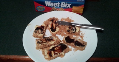 Weet-Bix With Butter & Vegemite